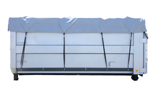 コンテナ全面をフルカバー