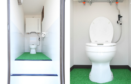 老若男女問わず利用しやすい洋式トイレ
広々としたスペースを確保