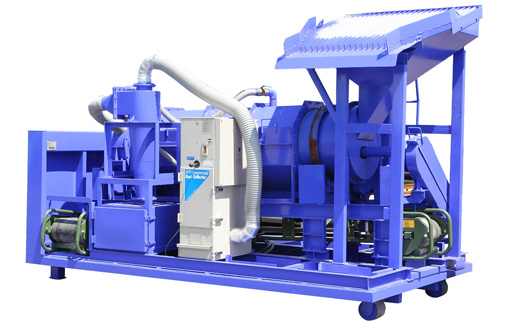 ４ｔ脱着式のため、規模の小さな現場での処理作業に最適。 