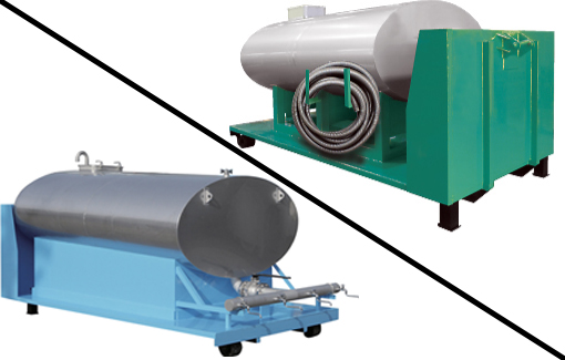 緊急時の水源、汚水処理貯蔵用として。
タンク型コンテナ