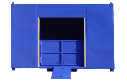 大型ストロングシャッターＢＯＸ
シャッターオープン時