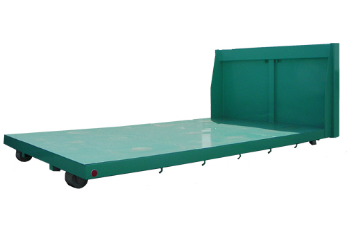 小型重機の運搬に最適
全長3600mm×幅1910mm
板厚：底板3.2mm・側板2.3mm