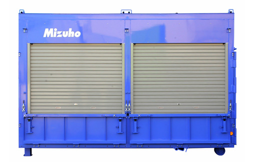 格納状態
シャッターや扉を開くだけで簡単設置！