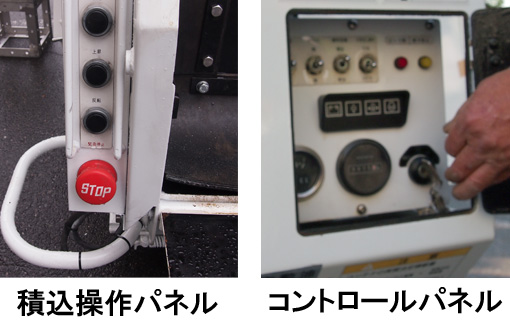 スタートからストップまで、簡単なパネル操作で行えます。
