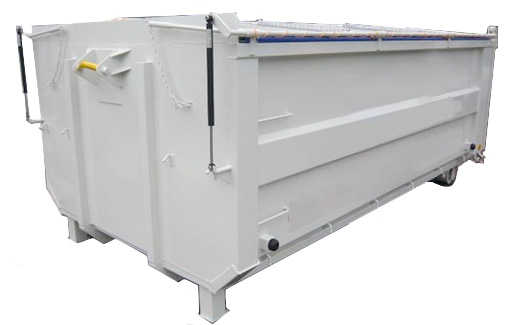 手動コボレーン付き水密式コンテナ